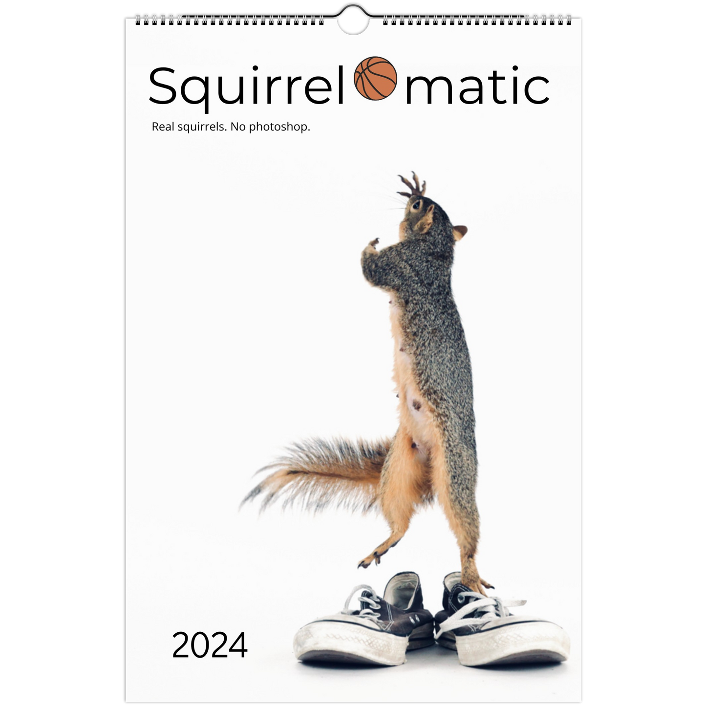 Squirrelomatic 2024 Calendar (English)